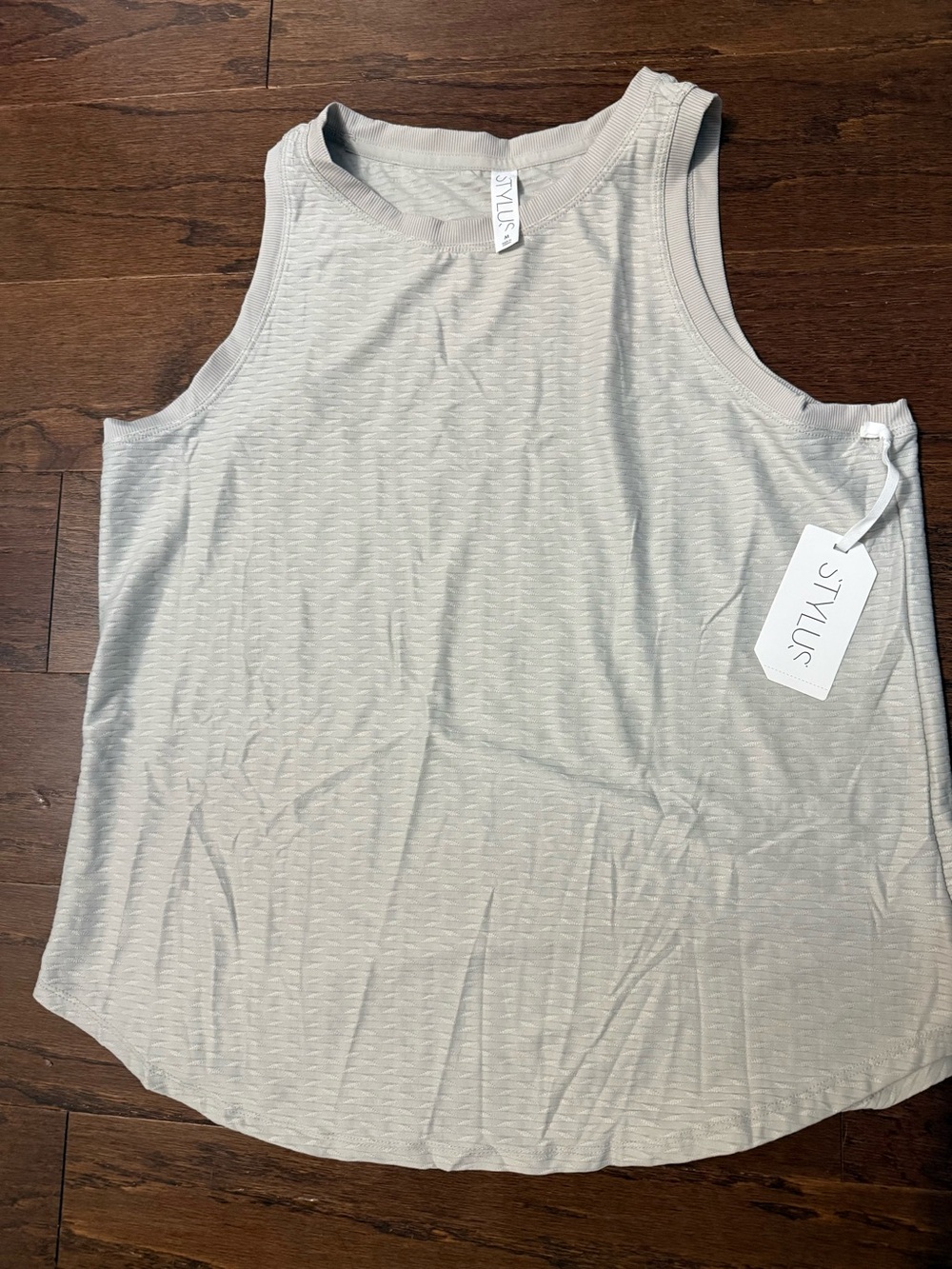 STYLUS Textured Racerback Tank